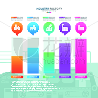 信息图表,金融,图表,工厂,数字,商务,.